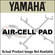 Yamaha Add-On Air-Cell Pad for 2" Guitar Strap (Black)