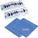 Zeiss Lens Cleaning Cloths - 2 Microfiber Cloths and 30 Moistened Wipes