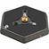Manfrotto by Bogen Imaging 130-38 Hexagonal Quick Release Plate (Flat Bottomed) with 3/8" Screw 