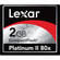 Lexar 2GB Platinum II 80x CompactFlash Card