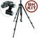 Bogen / Manfrotto 055MF3 Magfiber Pro Carbon Fiber 3-Section Tripod with 460MG 3D Magnesium Head