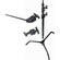 Avenger A225SCBKIT - Turtle Base Century C Stand Kit, Black - 8.9' (3m)