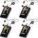 Eartec 4 Simultalk 24G Beltpacks w/ Cyber Headsets