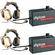 Eartec 2 R�dios de Comunica��o Digicom c/ Headsets Max Double 