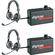 Eartec 2 R�dios de Comunica��o Digicom c/ Headsets SlimLine Double