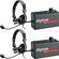 Eartec 2 R�dios de Comunica��o Digicom c/ Headsets SlimLine Single