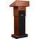 AmpliVox Sound Systems EXECUITVE ADJ HT SOUND LECTERN(WALNUT)