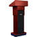 AmpliVox Sound Systems EXECUITVE ADJ HT SOUND LECTERN(MAHOGNY