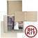 Albums-X Milano Photo/Wedding Album Kit with Embossed Cover and 30 8 x 10"  Pages and Mats Ivory