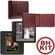 Albums-X Milano Photo/Wedding Album Kit with Embossed Cover and 20 4 x 5" Pages and Mats Burgundy
