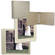Albums-X Milano Photo/Wedding Album Kit with Embossed Cover and 20 5 x 7" Pages and Mats Bridal White