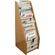 H. Wilson WMR11M Wood Literature Display (14.5 x 41.5 x 16.25")