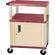 H. Wilson Tuffy 24 x 34 x 18" (WxHxD) Cart w/ Locking Cabinet (Burgundy)