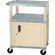 H. Wilson Tuffy 24 x 34 x 18" (WxHxD) Cart w/ Locking Cabinet (Gray)
