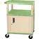 H. Wilson Tuffy 24 x 34 x 18" (WxHxD) Cart w/ Locking Cabinet (Green)
