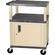 H. Wilson Tuffy 24 x 34 x 18" (WxHxD) Cart w/ Locking Cabinet (Black)