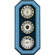 Konus 3-Wall Thermometer/Barometer/Hygrometer (Blue)