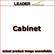 Leader LR2427B-U Waveform Monitor Cabinet