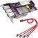 CalDigit Placa RAID com Cabo Mini-SAS para SATA para PCs