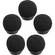 Pearstone 8101170-5 Foam Windscreen for Sony ECM-44 (5-Pack)