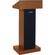 AmpliVox Sound Systems EXEC SND COLUMN LECTERN/GSNK MIC-WLNT