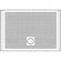 H. Wilson Front/ Rear Perforated Panel with Grommet - 14.5 x 20.5"