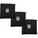 Porta Brace PB-B9 Stuff Sack (Black, Pack of 3)