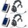 Eartec TD902 2-Person Wireless Communication System with Ultra Single Headsets