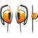 iLuv i303 Clip-On Stereo Headphones (Orange)