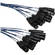 Pyle-Pro PPSN821 8-Channel Balanced XLR Male  to XLR Female  Snake - Length 20' (6.09m)