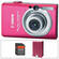 Canon PowerShot SD1200 IS Digital Camera with Basic Accessory Kit  (Pink)