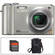 Panasonic Lumix DMC-ZS1 Digital Camera with Basic Accessory Kit (Silver)