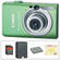 Canon PowerShot SD1200 IS Digital Camera with Delux Accessory Kit  (Green)