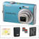 Nikon Coolpix S620 Digital Camera with Deluxe Accessory Kit (Sky Blue)