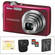Nikon Coolpix S630 Digital Camera with Deluxe Accessory Kit (Ruby Red)