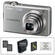 Nikon Coolpix S630 Digital Camera with Deluxe Accessory Kit (Titanium Silver)
