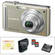 Panasonic C�mera Digital Lumix DMC-FS25 (Dourada) com Kit de Acess�rios Deluxe