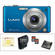Panasonic Lumix DMC-FS7 Digital Camera with Deluxe Accessory Kit (Blue)