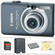 Canon PowerShot SD1200 IS Digital Camera with Delux Accessory Kit  (Dark Grey)