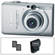 Canon C�mera Digital PowerShot SD1200 IS (Cinza-Claro) com Kit B�sico de Acess�rios