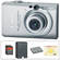 Canon C�mera Digital PowerShot SD1200 IS (Cinza-Claro) com Kit Deluxe de Acess�rios