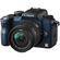 Panasonic Lumix DMC-G1 DSLR Camera (Blue) Kit with 14-45mm & 45-200mm OIS Lenses