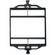 Cavision MBH6X6U - Bandeja de Filtro Universal em Metal de 5x5" para Matte Box 6x6 