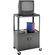 Advance PIXMobile AV5C-54J Adjustable A/V Cart With Cabinet (20 x 30 x 54")