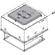 Chief SMA602 SL151 Smart-Lift Pipe Adapter (White)