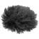 Pearstone 9071830  Fuzzy Windjammer for Lavalier Microphones (Black)
