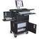 H. Wilson WTPSCE Ultimate Video Presentation Station with 2 Cabinets - 24 x 41 x 18" (Black)