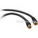 Bescor F Male to F Male Coaxial RF Cable - 3'