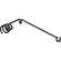 Audio-Technica AT8451 Wire Hanger Adapter (Black)