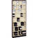 Winsted WIT7302 Movable 3/4" Mini Cassette Cabinet (Brown/Beige)
